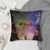 Movie W-Wicked Pillow Case Square Double-Sided Printing Short Plush Sofa Cushion Cover Bedroom Bedside Pillow