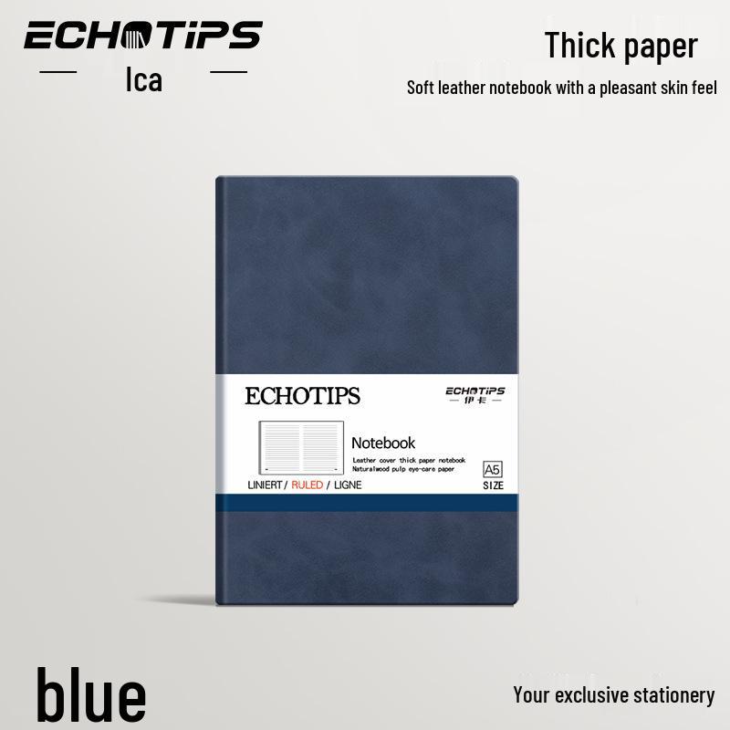 A5 Exquisite Business Notebook - Soft Leather Cover for Meetings and Diaries