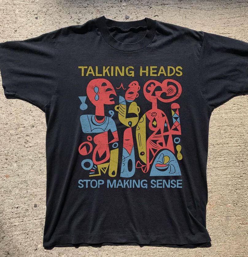 Talking Heads Stop Making Sense Cotton Black Unisex T-shirt S-5XL Unisex T-Shirt XXXL