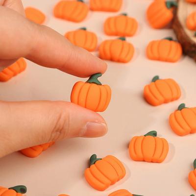 20/50 Stück Mini Harz Kürbisse Miniaturen Künstliches Gemüse für Thanksgiving Tag Herbst Heim DIY Basteldekoration Halloween Zubehör