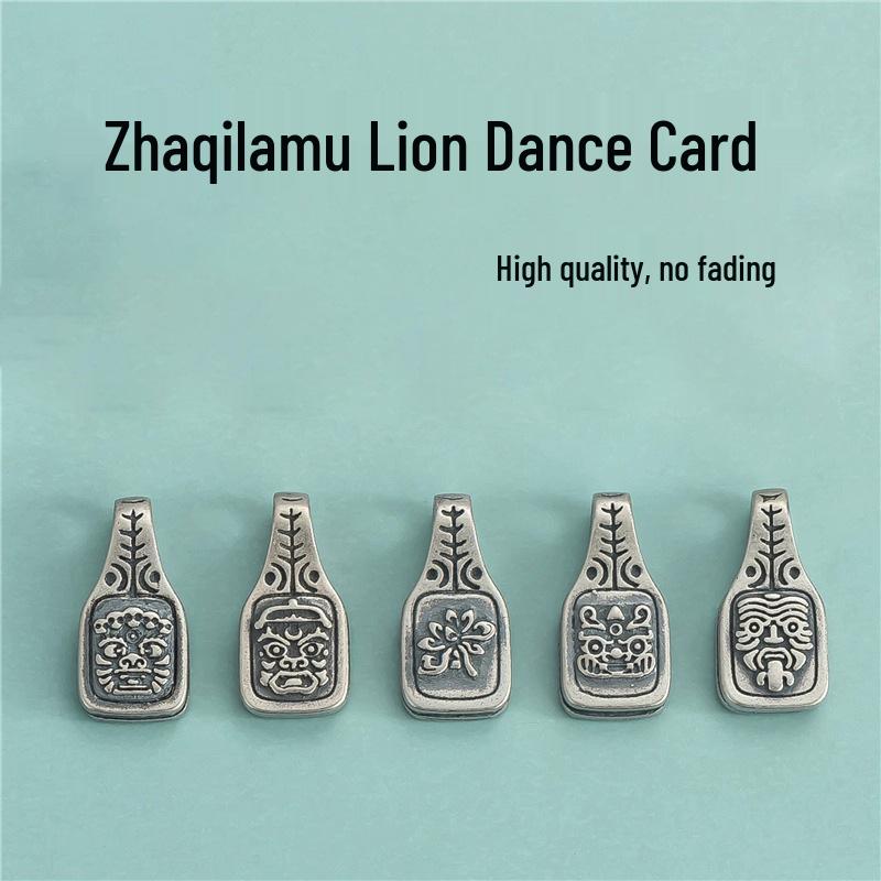 Non-fading Tibetan Copper Card Buckle Handmade Prayer Beads String - Buddhist Accessories.