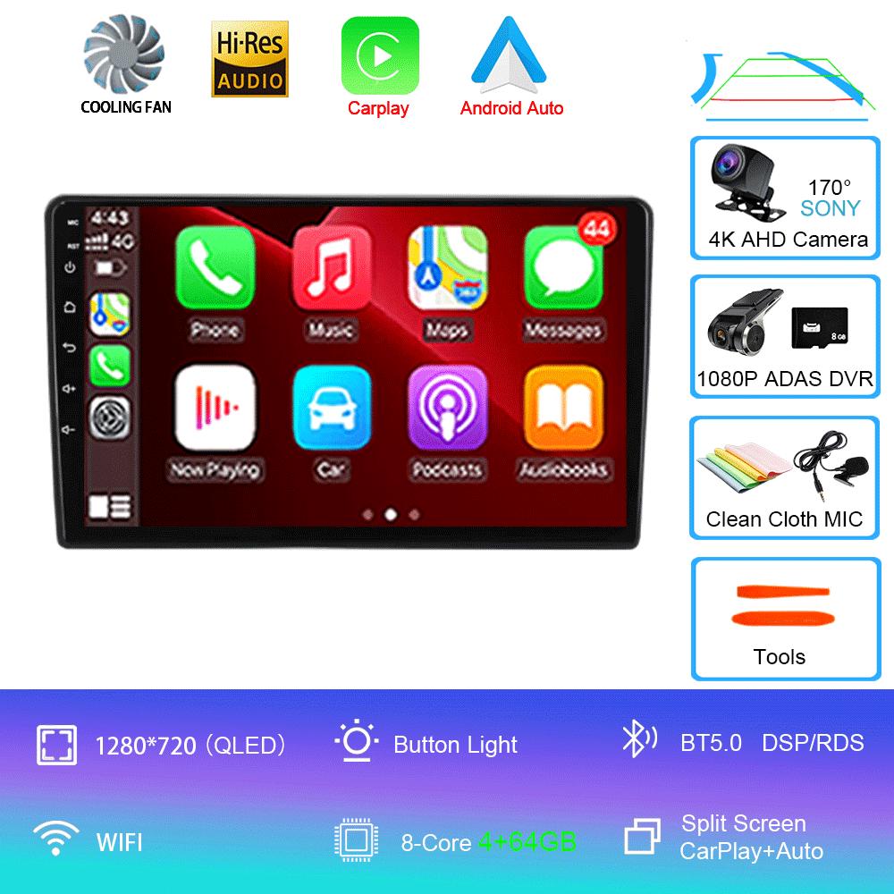 Android 14 Carplay Auto For Peugeot 308 T9 308S 2013-2017 Car Radio GPS Multimedia Video Player Stereo WIFI+4G DSP