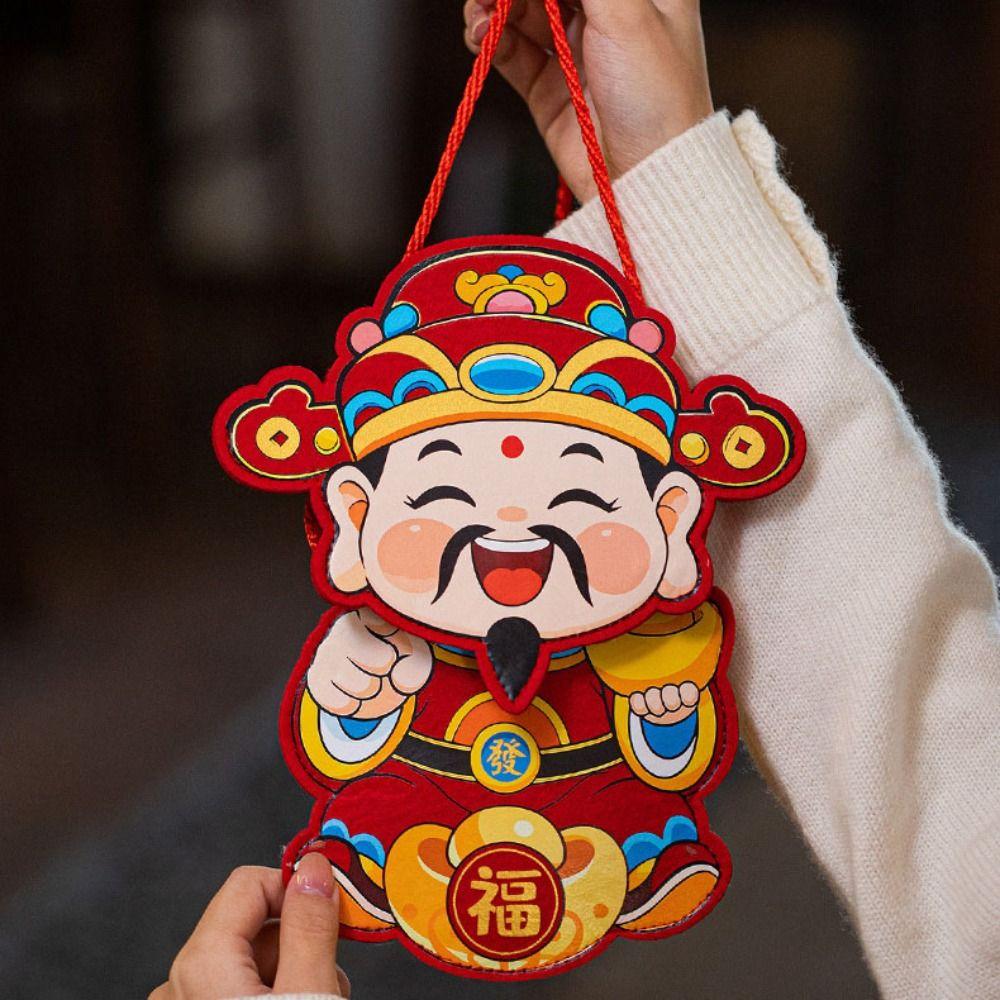 Chinese Style New Year Red Envelope Cartoon Red Packet Practical Money Pocket  Children Gift