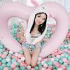 Macaron Inflatable Ball Pit with Bobo Balls for Kids