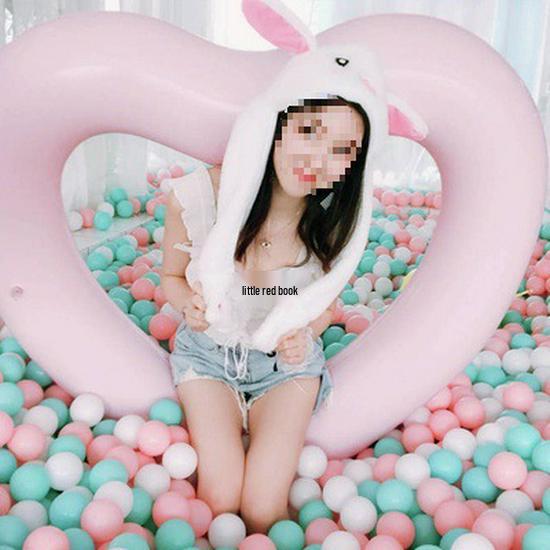 Macaron Inflatable Ball Pit with Bobo Balls for Kids