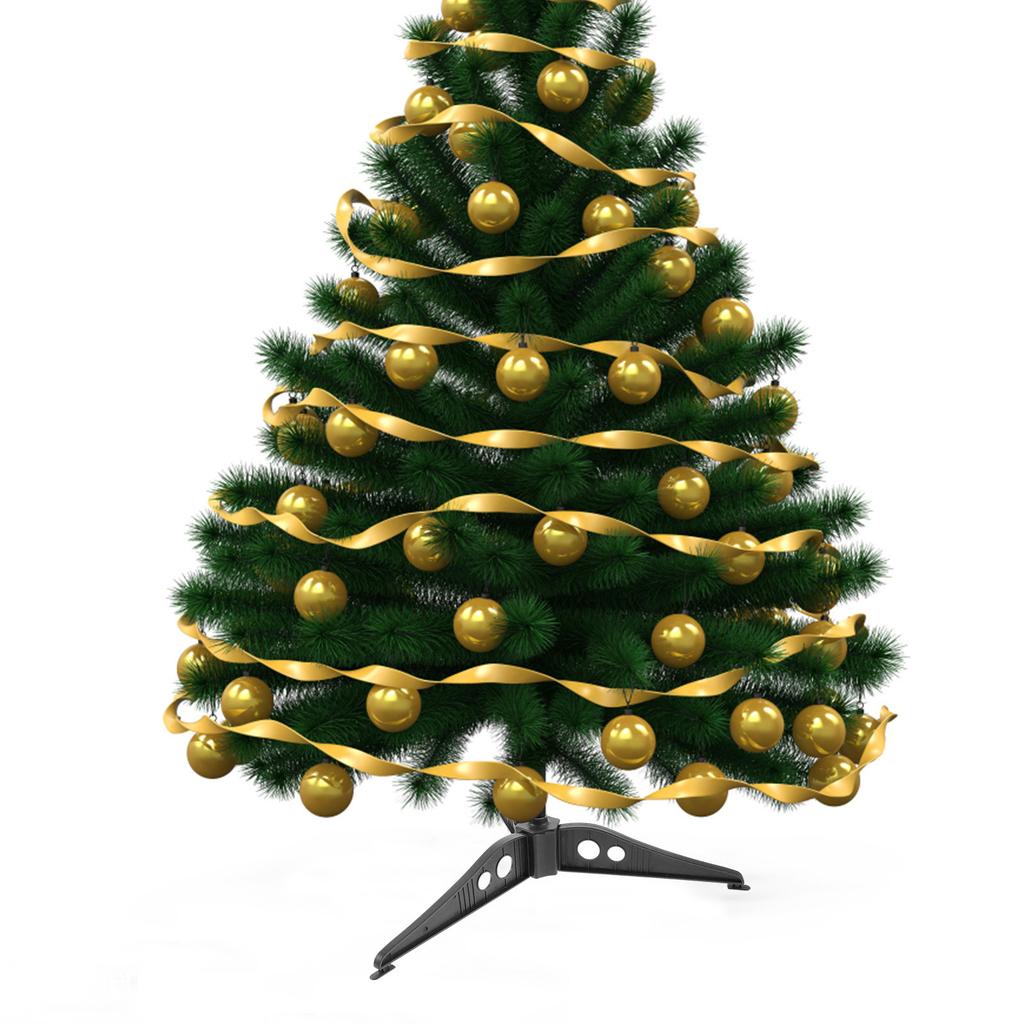 Sturdy Plastic Xmas Tree Stand with Detachable Design Stable Triangle Structure Xmas Tree Base Stand for Christmas Holiday