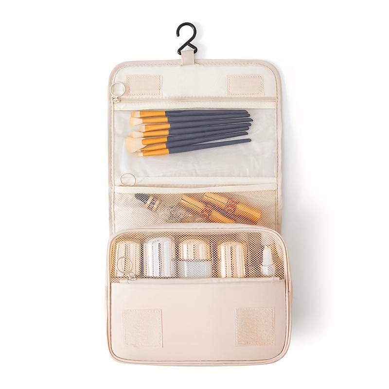 

Портативная косметичка с крючком для подвешивания, водонепроницаемая женская косметичка для ванной комнаты, большая вместимость, дорожный мужской косметичка