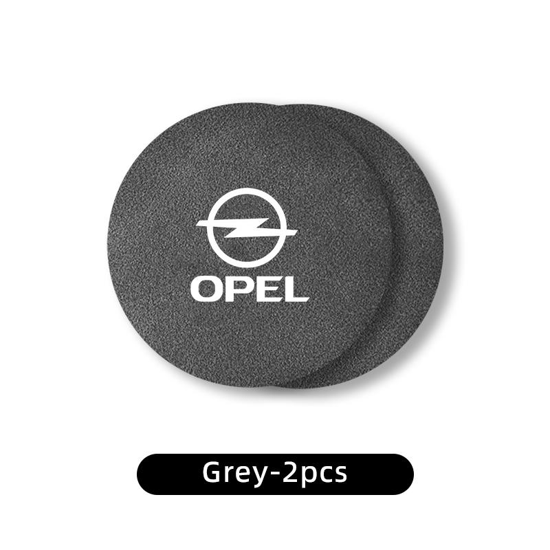 2PCS Car Coaster Cup Holder Anti-slip Accessories For Opel Antara Zafira Meriva Mokka Grandland Ampera Vivaro Corsa Astra