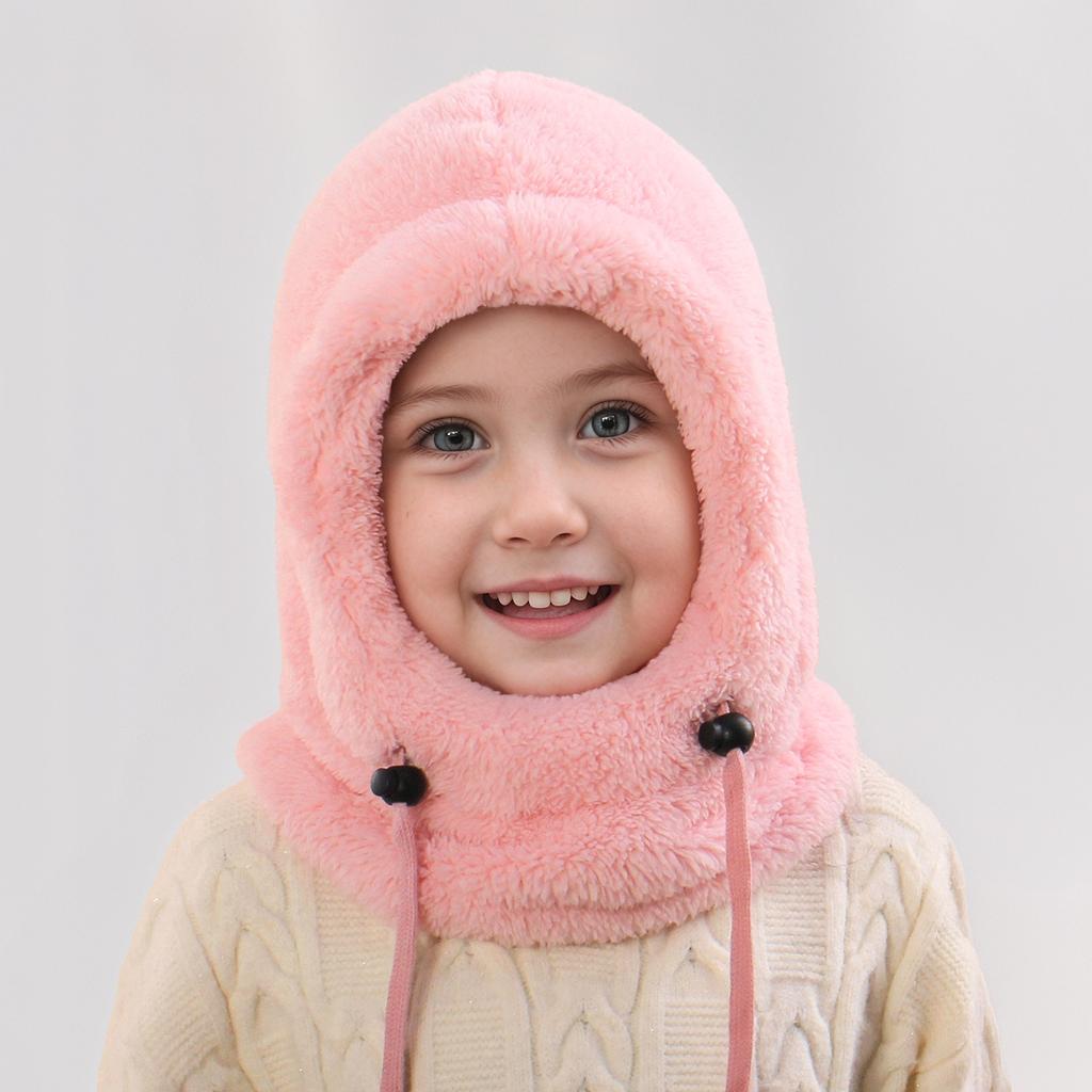 Warm Ear Protection Scarf One-piece Hat, Winter Thick Skiing and Cycling Face Mask, Windproof Hood Cap
