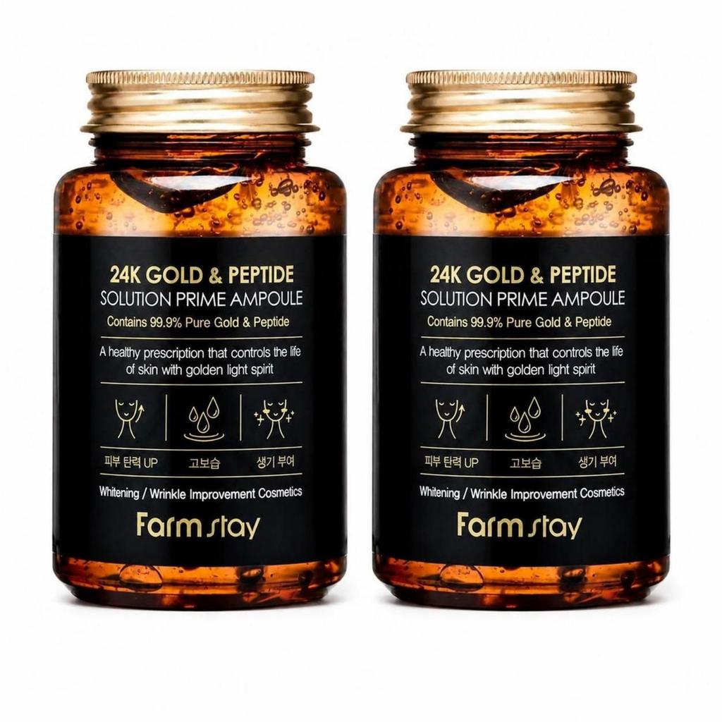 Farmstay 24K Gold & Peptide Solution Prime Ampoule 250ml