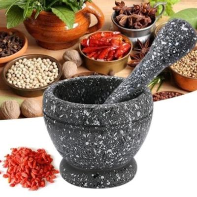 Kitchen Chili Pepper Seasoning Mashing Practical Manual Press Garlic Puree Mashing Cup Creative Grinding Powder Mortar