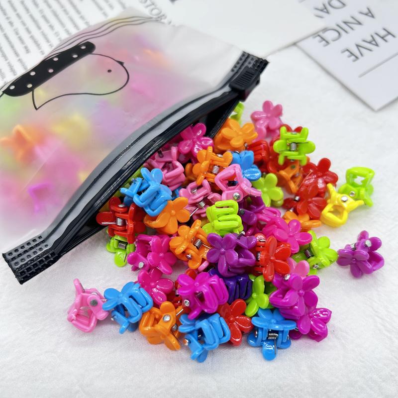 10/20 Stück Bunte Kleine Haarspangen Mädchen Niedliche Blume Schmetterling Haarspangen Haaraccessoires Kinder Cartoon Haarklammern Kopfschmuck Geschenk