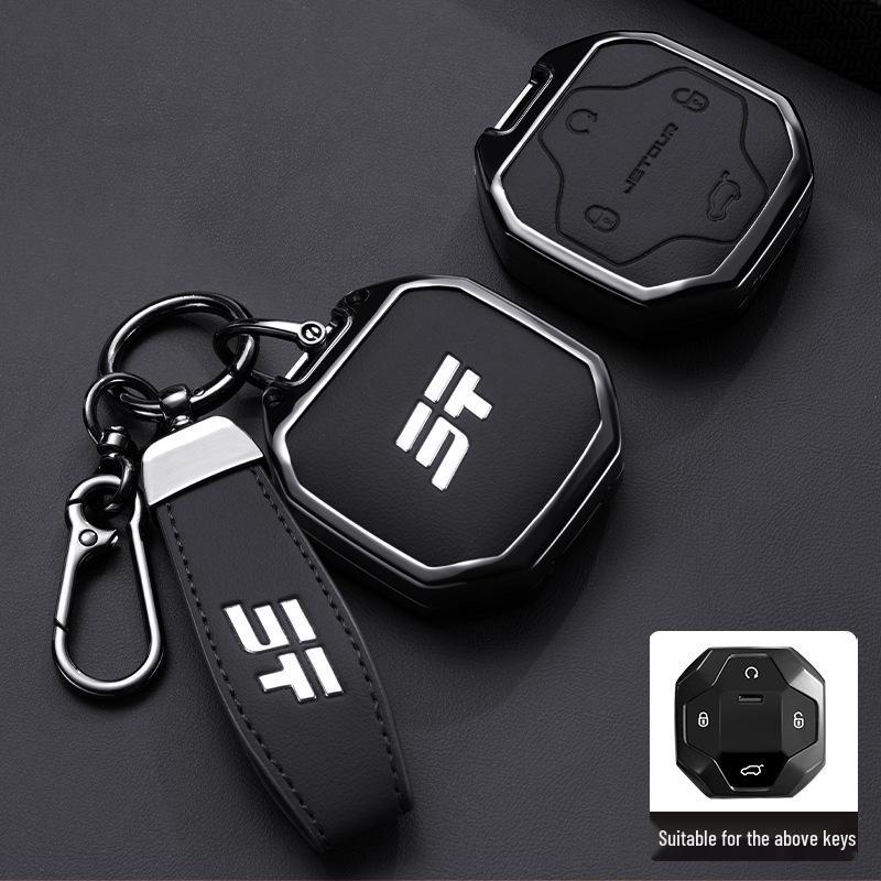 Jetour Traveler & Chery Shan Hai T2 Key Shell: 25 Compatible Models, Full Metal Coverage & Buckle.
