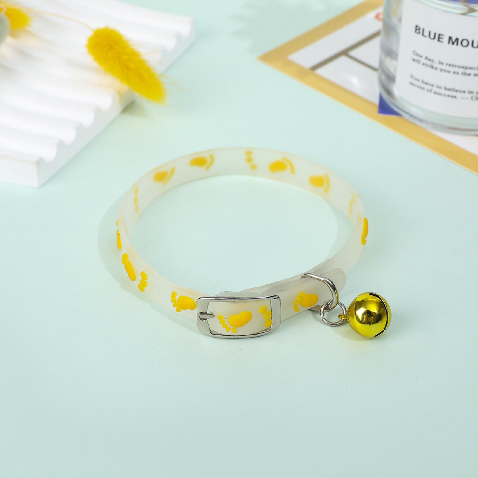 

Silicone Human Collar, Glow-in-the-dark -loss Collar One Size жовтий