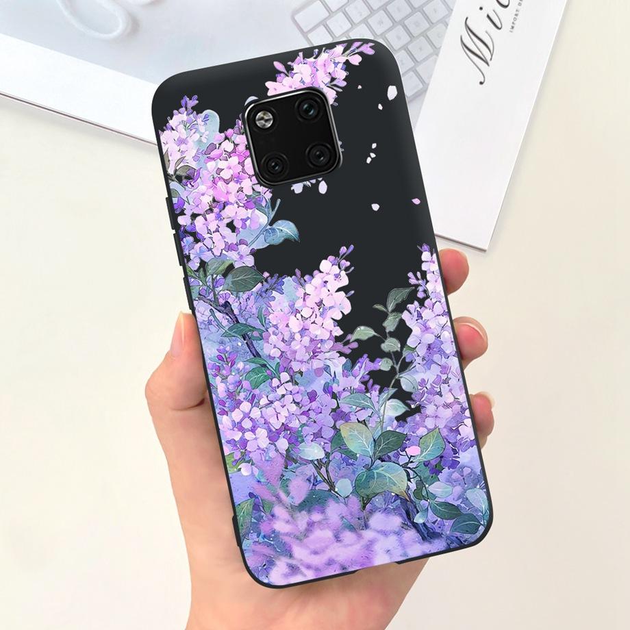 For Huawei Mate 20 Pro Case Soft Silicone Back Cover Black Cat Moon Night Funda For Huawei Mate 20 Mate20 Pro 20pro Coque Capas