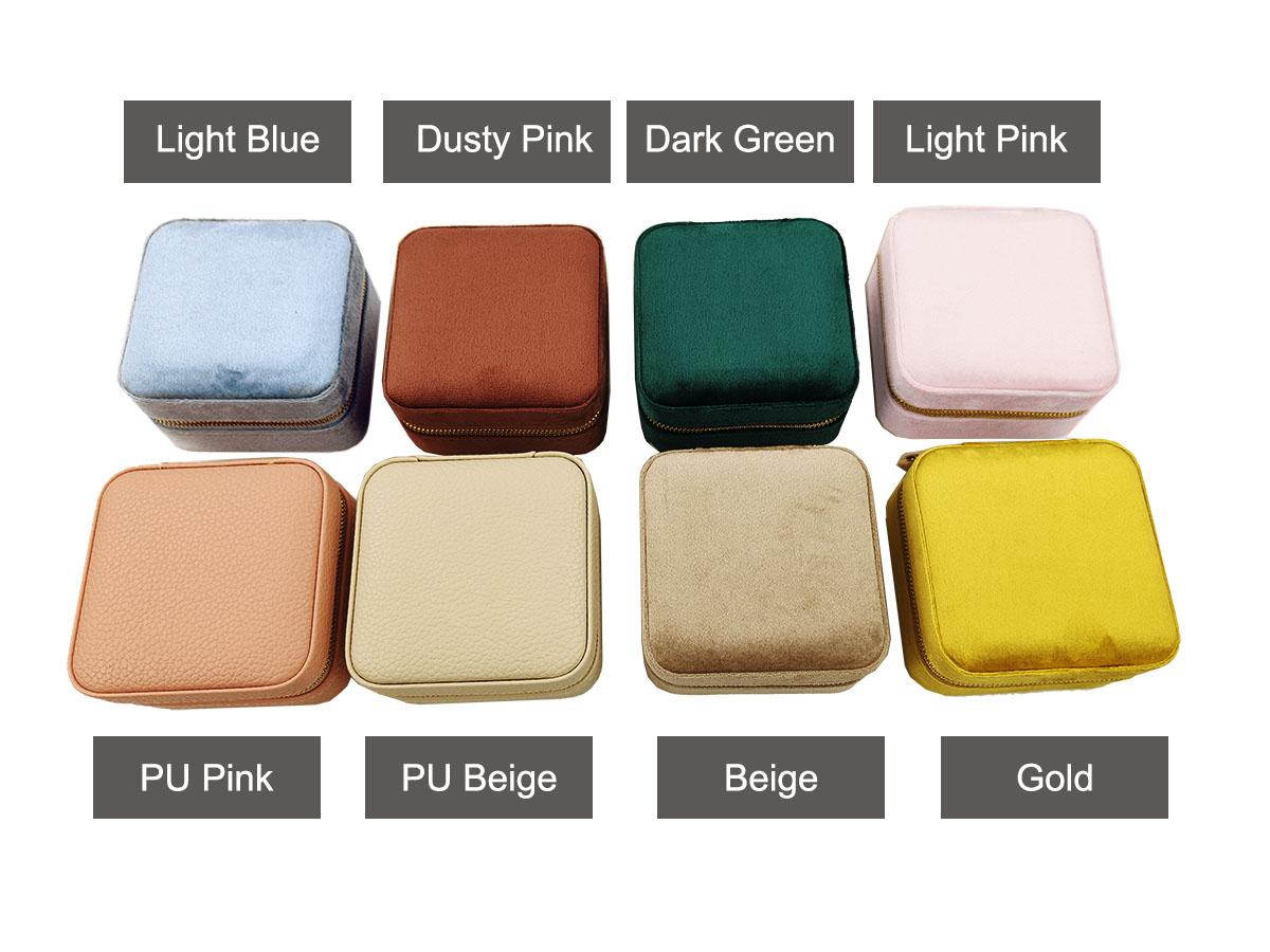 Hot Sale US Jewelry Box Organizer Customized Jewelry Box Velvet Personalized Jewelry Box светло-синий