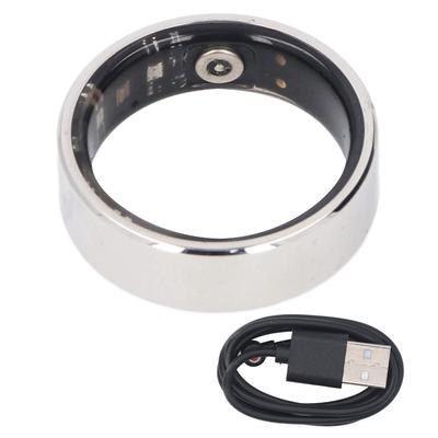 Smart Ring Fitness Tracker IP68 Water Resistant Sleep Monitoring Magnetic Fast Charging Smart Health