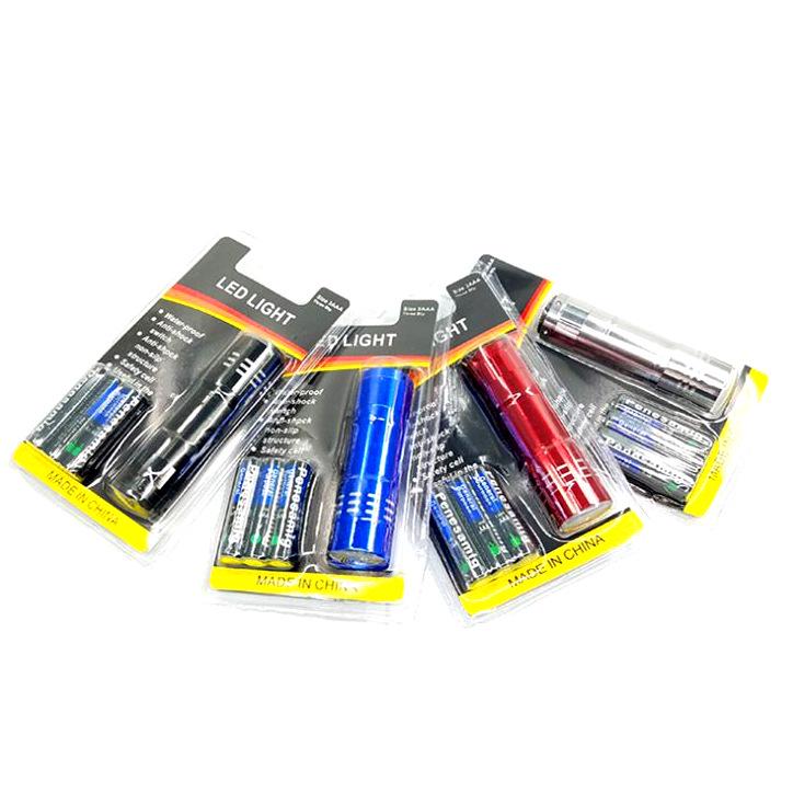 9LED Powerful Flashlight Portable Floodlight Tool Box Accessory