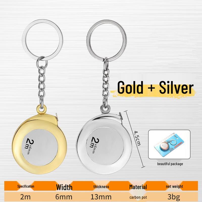 Ruletă Compactă 2M din Oțel Moale - Riglă de Buzunar Portabilă de Înaltă Precizie