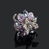 Women's Heidi Point Hairpin (Purple) Cubic Zirconia Hair Clip