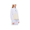 Fila Fusion Letter Logo Print Color Block Retro Sports Color-Blocked Stand Collar Knitted Long Sleeve Jacket Women jackets White Pink T11W232502F-IV