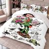 Gaston Lagaffe 3Pcs Bedding Set Duvet Cover With Two Pillowcases For Bedroom Home Decoration