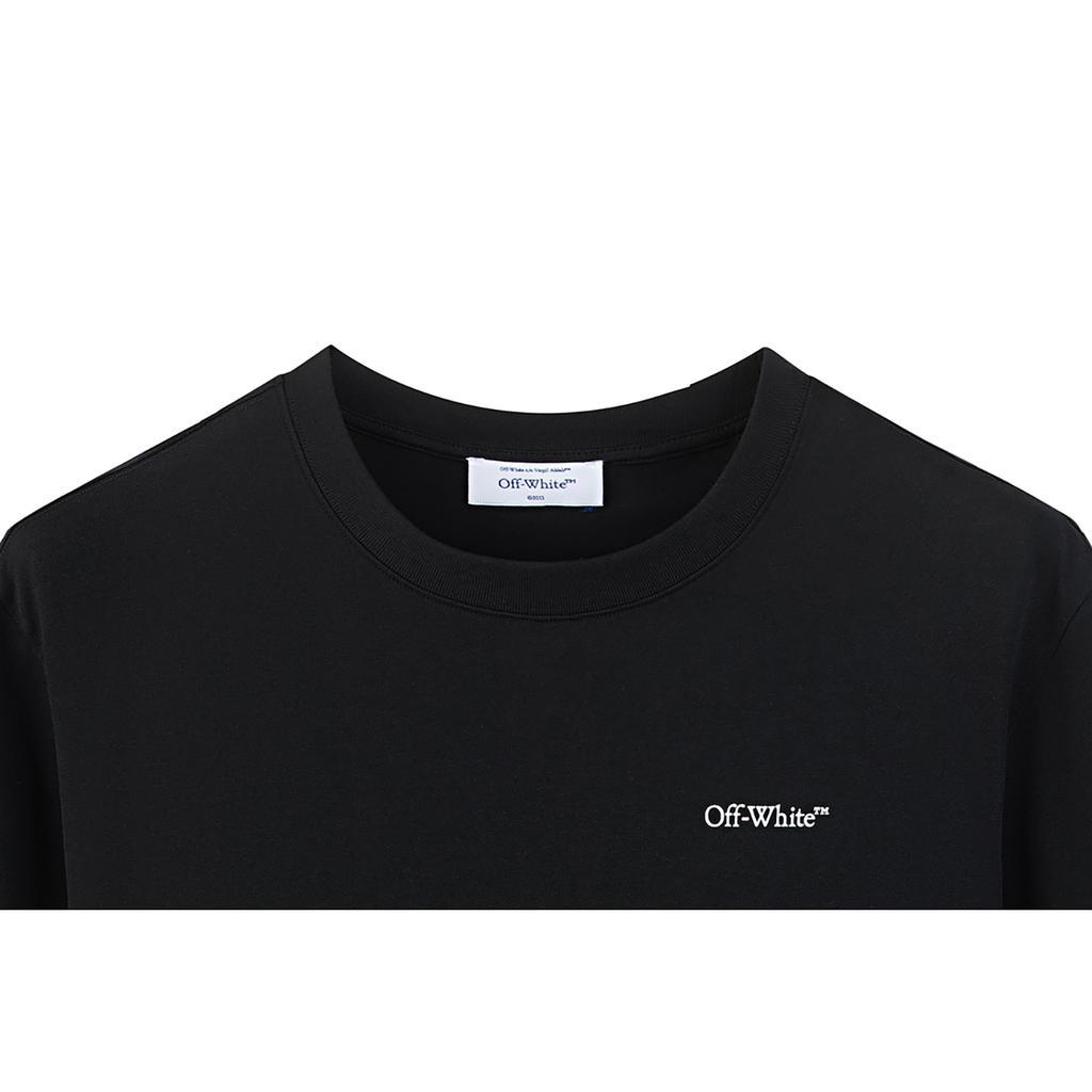 Off-White Classic White Ink Graffiti Fashion Light Luxury Trendy Versatile T-Shirt Unisex T-Shirt OFFTE03ILOGMQ