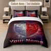 Custom Bedding Set VfB Stuttgart FC Pattern, Print Name Text 1 Duvet Cover Plus 2 Pillowcases Home Textile