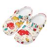 Cartoon Printed EVA Casual Clogs Men Women Soft Sole Lightweight Soft Slip On Sandals Slippers Summer Daily Leisure Shoes