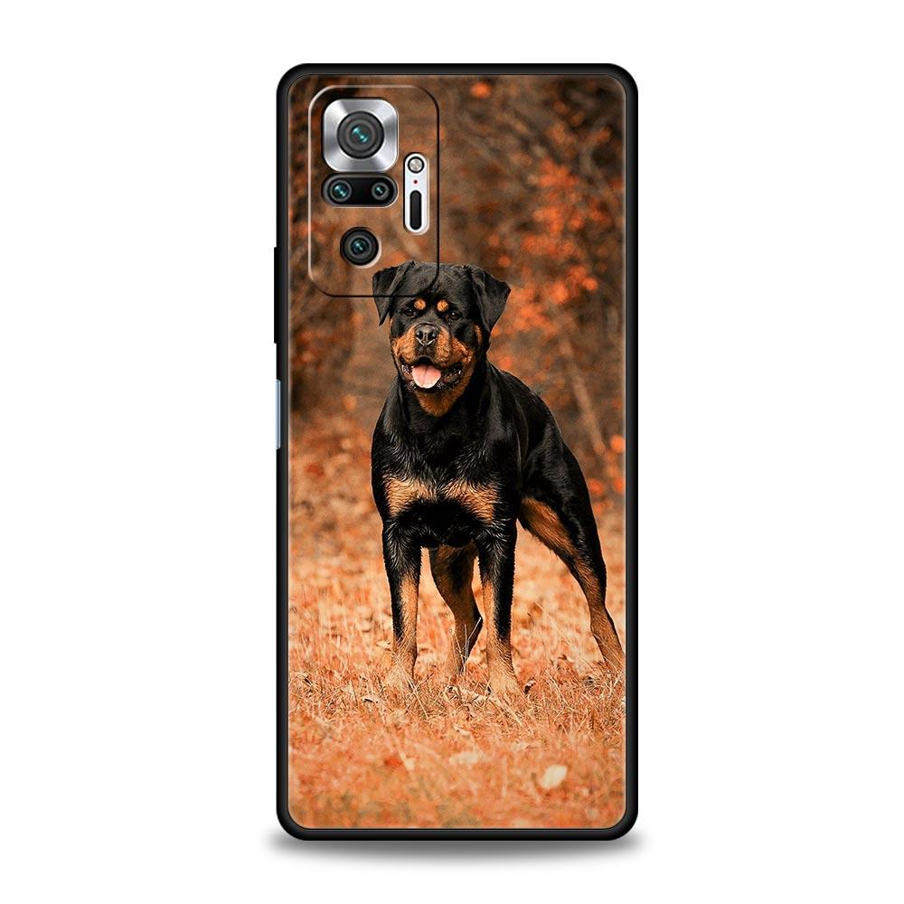 Phone Case For Xiaomi Redmi Note 14 13 12 Pro Plus 5G 9S 9 10 11 4G 14C 13C 12C 10C 9C 9A Soft Cover Rottweiler Dog