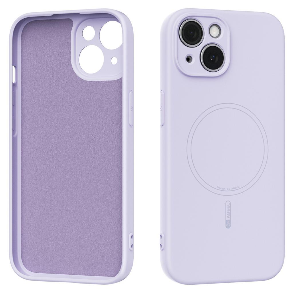 ABEEL For iPhone 13 Case Compatible with MagSafe Skin Touch Liquid Silicone Phone Back Cover