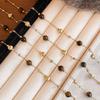 Tigers Eye Pendant Necklace For Women With Double Layer Design And Copper Material For Autumn Winter Fashion