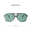 2021 Trendy Retro Double Bridge Sunglasses with Ocean Lens, Big Frame for Men & Women.