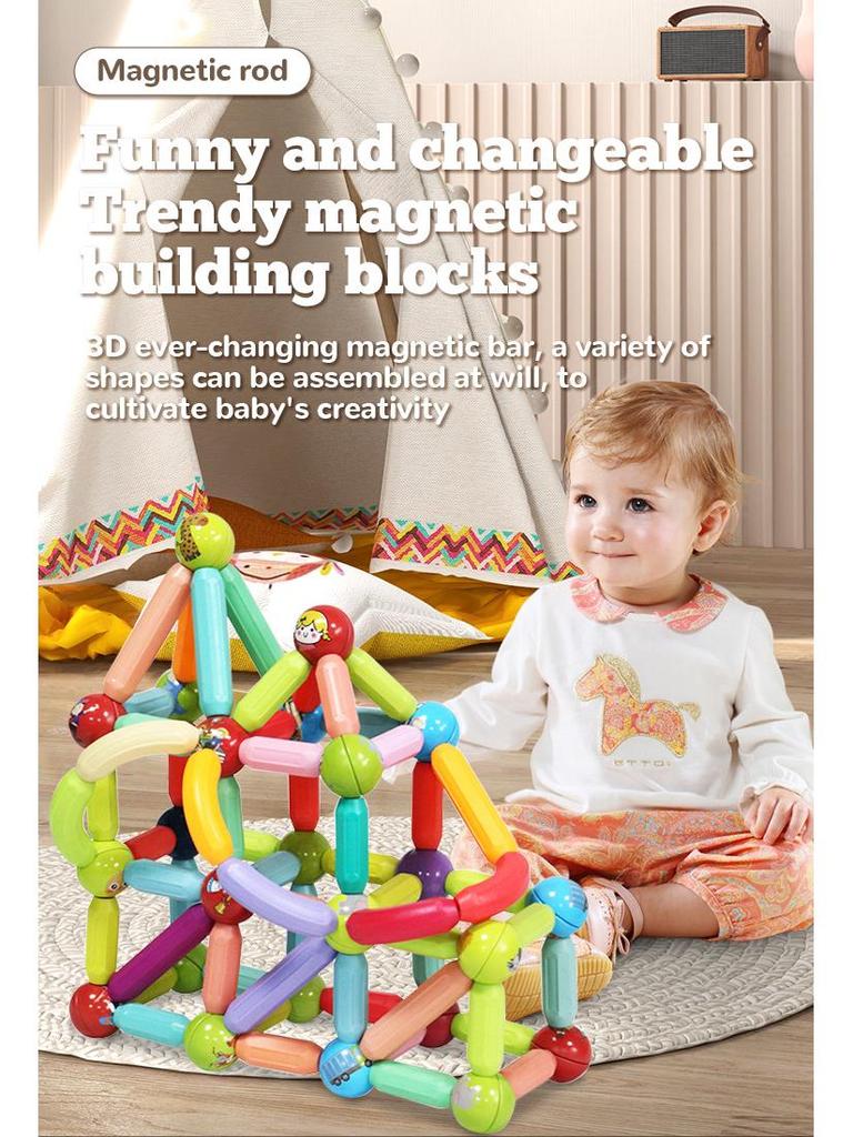Magnetic Sticks Building Blocks: Versatile Educational Toys for Early Childhood