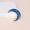 Creative Moon and Flower Brooch - European & American Style Anti-Exposure Pin