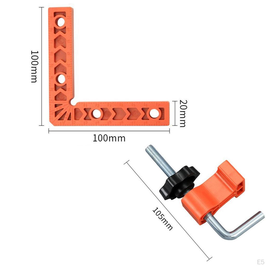 2 90 Degree Corner Clamp Carpentry Square Tool Positioning