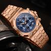 Luxury Quartz Watches For Men Luminous Waterproof Men's Watch Moon Phase Chnorograph Wrist Watch Relogios Masculinom