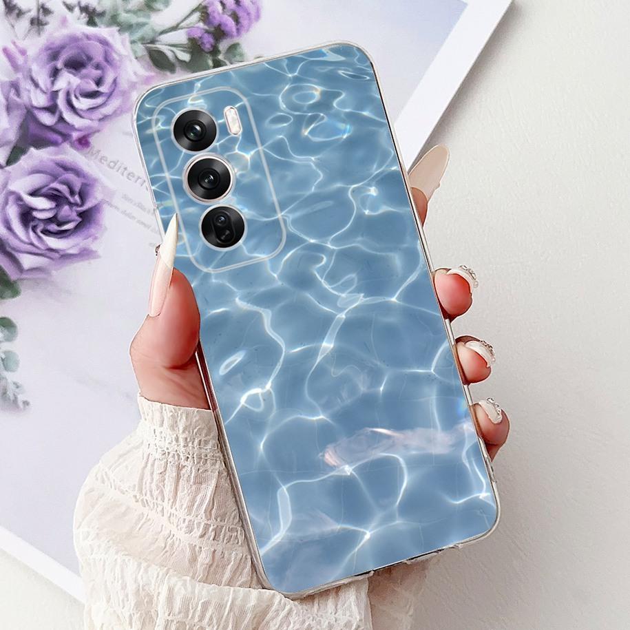 For OPPO Reno12 Pro 5G Case CPH2629 Cover Transparent Silicone Fashion Butterfly Soft Case For Reno 12 CPH2625 Reno 12Pro Fundas