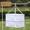 Windproof Foldable Drying Basket with Anti-Mosquito Net for Vegetables, Fish, and Clothes
