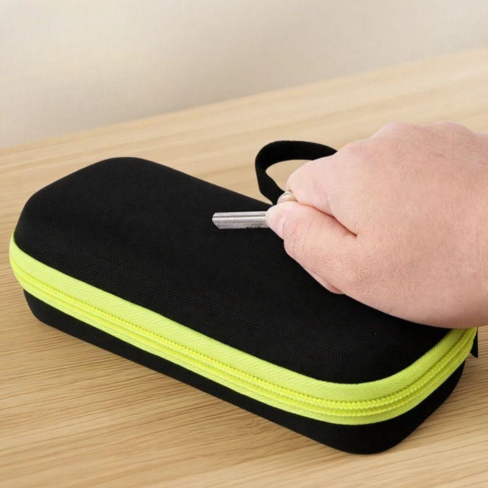 Anti-fall Razor Storage Case Splash Proof Shockproof Shaver Carrying Bag Dustproof with Lanyard for Philips One Blade QP series