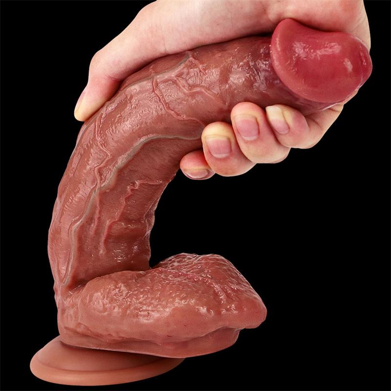 Female Real Feeling Dildo Manual Dummy Man Female Appliance Large Dildo Stimulating G-Spot