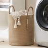 Home Organization And Storage Baby Children Toy Storage Baskets Cotton Rope Woven Laundry Basket Sundries Organizer