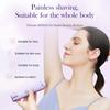 Women Electric Razors 2 in 1 Dual-Head Painless Bikini Trimmer Wet Dry Use for Ladies Pubic Hair Detachable Head Electric Shaver