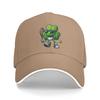 Tennis Player St Patricks Day Shamrock Clover Irish Prid Casual Baseball Cap Spring Trucker Hat Breathable Outdoor Hip Hop Hats