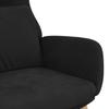 Relax Armchair Black Velvet