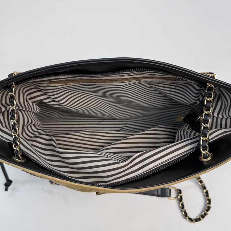 Lingge Chain Bag Vintage Bucket Bag Women's Stitching Shoulder Bag Commuter Crossbody Bag