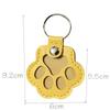 Exquisite Leather Keychain: Pet Fur Ornament for Cat/Dog Hair - Cute Bag Charm