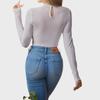 Sexy Lace-Stitched Shaping Jumpsuit with Removable Chest Pad - European & American Fashion Top