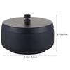 Ash Tray Stainless Steel Ashtray With Lid Convenient Delicate Outdoor Desktop Ornament Wear-Resistant Office 8.8x8.8x7cm