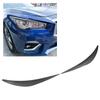 2Pcs Headlight Eyebrow Left Right Fade Proof Front Headlight Eyelid Trim Replacement for    0 2014 to 2023